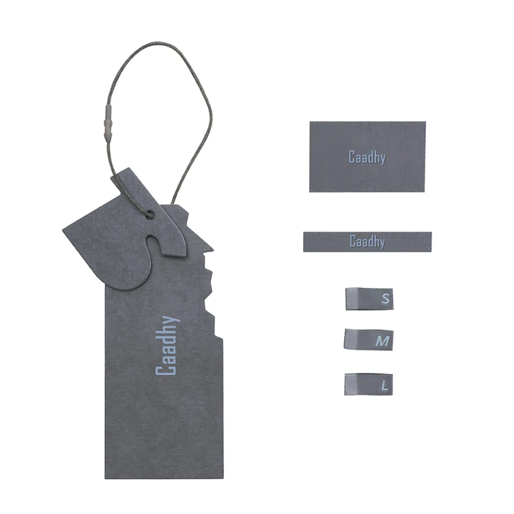 Best selling hang tag rope Custom Clothing seal string Hang Tag Paper Customer Logo Printed clothing tags labels for clothing