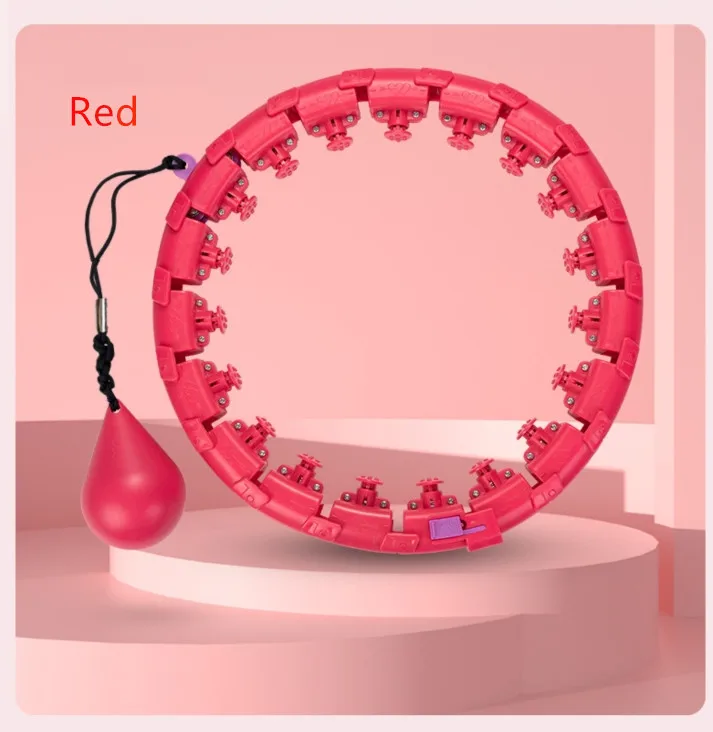 Low MOQ Lose Weight Exercise Detachable Portable Sports Circle Smart Hula Hoops For Adult And Kid