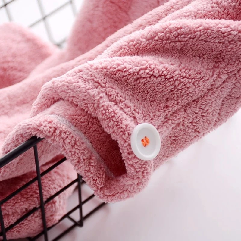 Elastic Microfiber Bath SPA Head Cap Turban Wrap Hair Dryer Towel