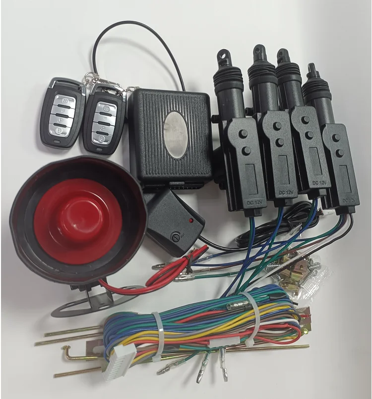 Wholesale DC12V Remote Control Central Door Lock Kit System With 4 Actuators  center Lock System For Vehicles