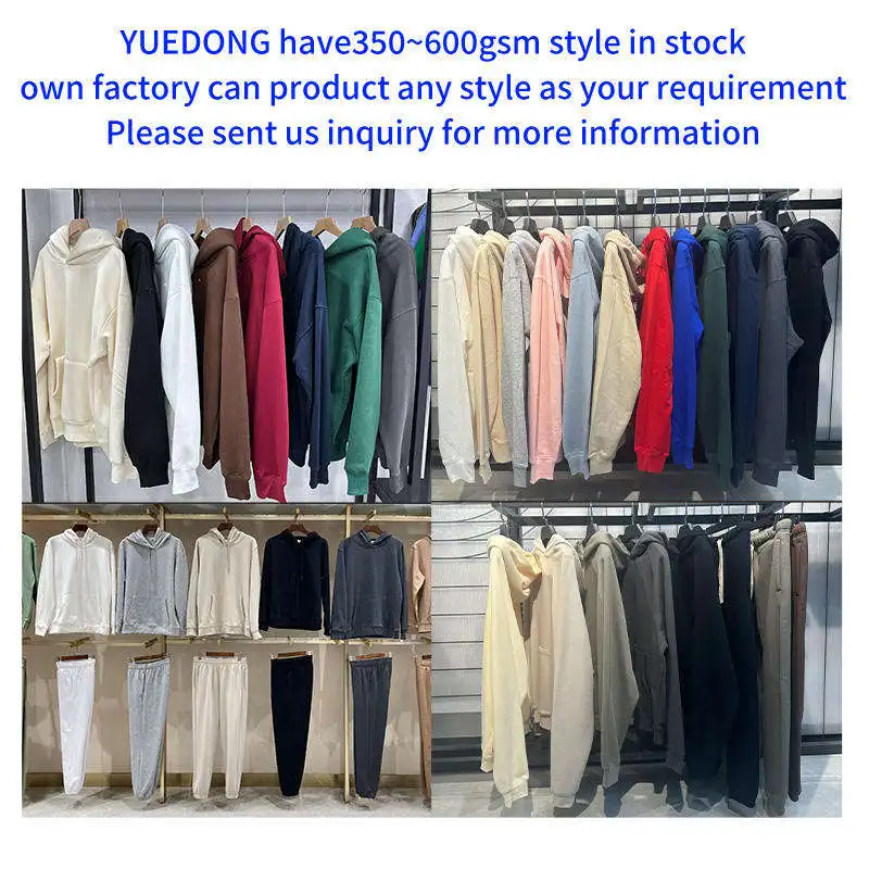 High Quality 320 400 Gsm Streetwear Manufacturer Cotton Mens Oversized Heavyweight Unisex Blank Hoodies Custom Zip Up Hoodie