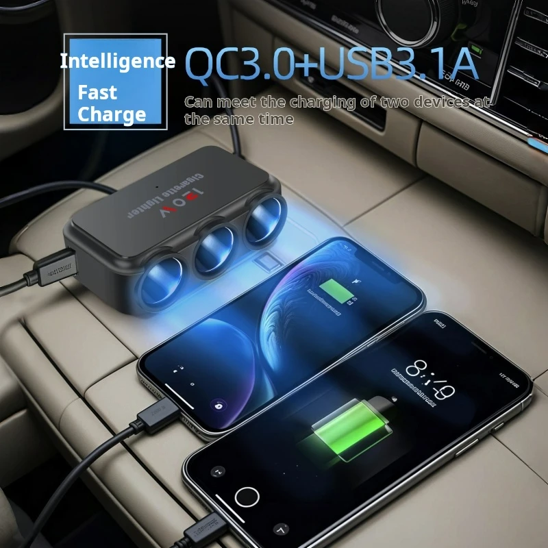 Multifunctional Wholesale Car Charger Cigarette Lighter Intelligent Best Cigarette Lighter