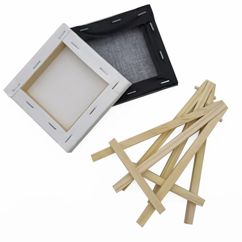 Customized shape Hand-painted Diy Blank Painting Canvas Frame Cotton Stretched Painting Canvas