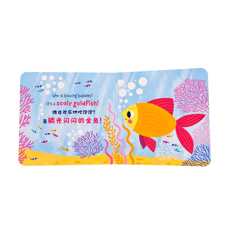Light Weight Fun interactive Personalized full color Factory Price touch and feel smart babies books