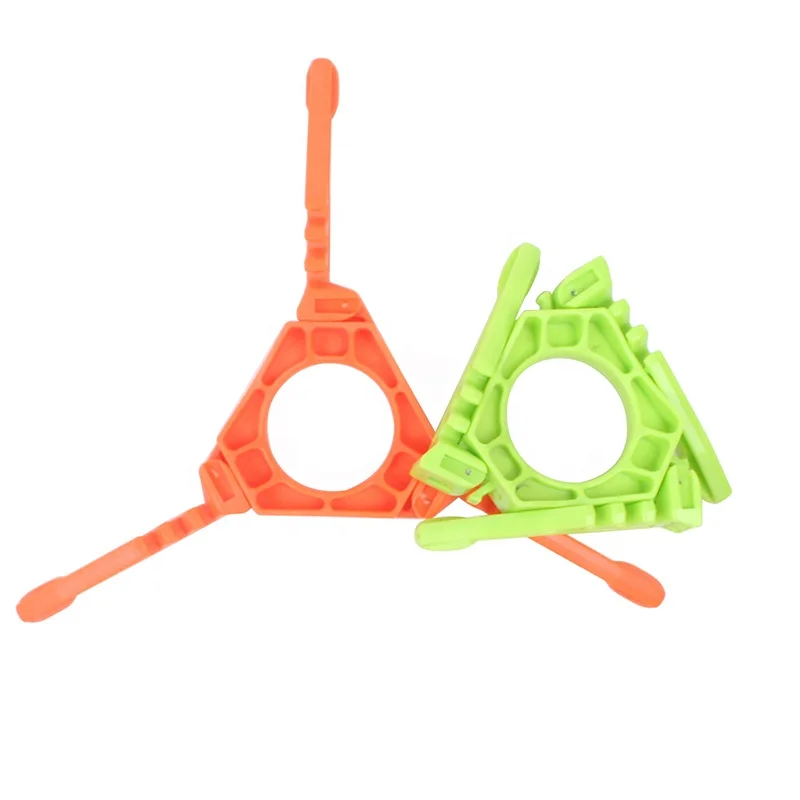 Folding Canister Tripod Can Stand for Camping Stoves, Fuel Can Stabilizer for Picnic, Mini Gas Stove Stand for Hiking Cooking