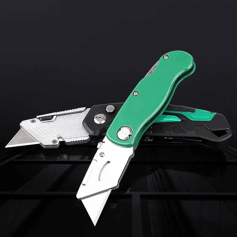 Wholesale folding knife 3-piece set sharp durable grip comfortable compact convenient storage art utility knife