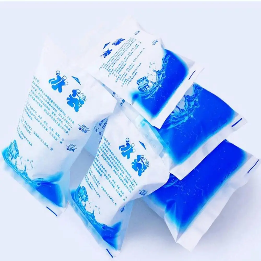 Food Delivery Custom Insulated Injecting Water Fresh Cooler Dry Cold Gel Bag  Dry Mini Small Ice Gel Pack
