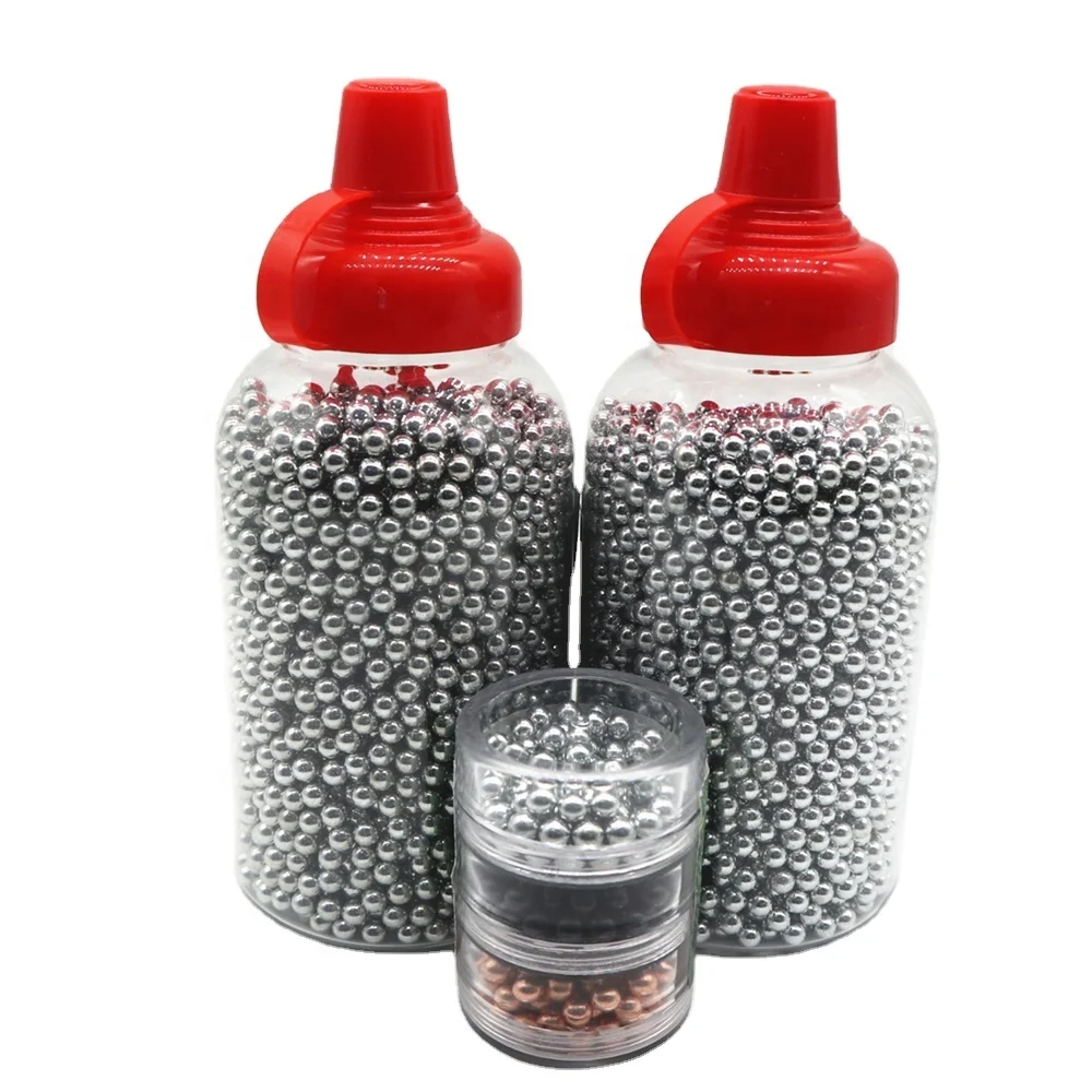 Hot sale bbs 4.5mm copper coated / zinc plated steel ball for shooting parts