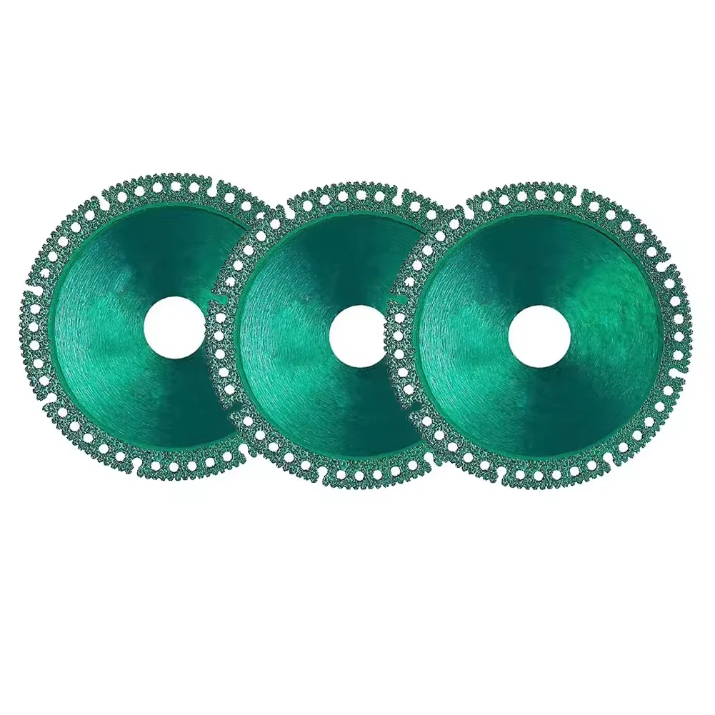 AutoErizo 4 Inch Composite Multifunctional Braze Diamond Saw Blade for Tile Marble PVC Tube