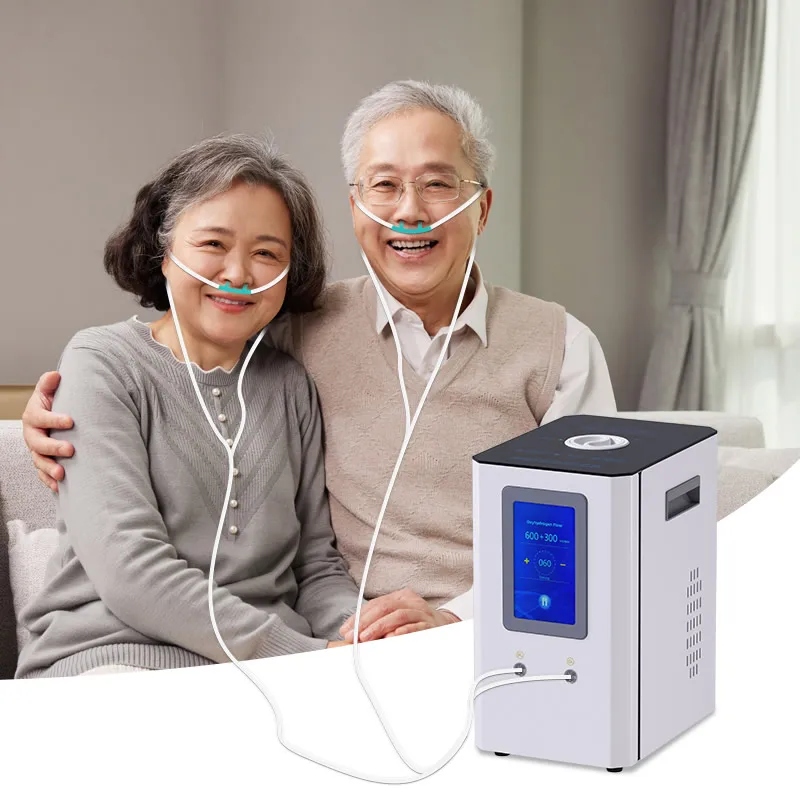 900ml/min hydrogen generator hydrogen breathing pem electrolyzer hydrogen generator h2 inhalation machine