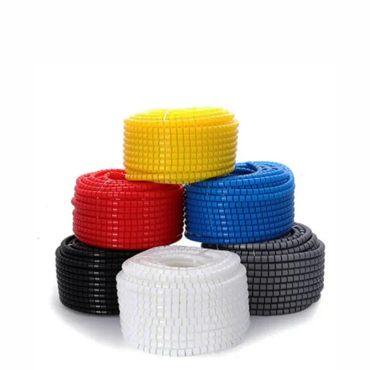 PA6 Cord spiral cable wrap Computer Electrical Wire Organizer Management spiral wrapping cable Sleeve