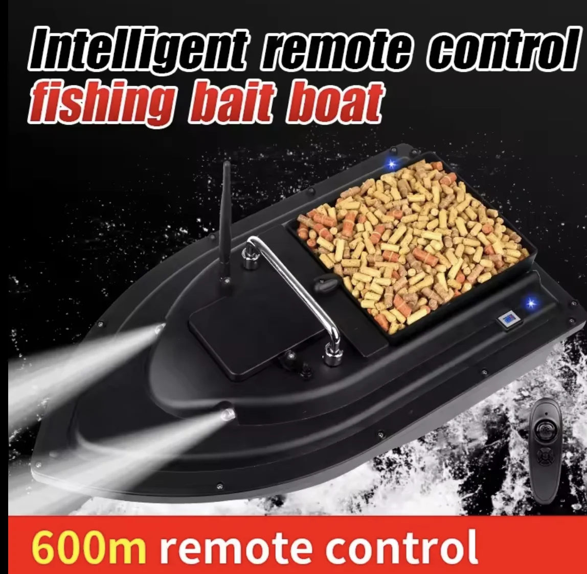 Fishing 600M Distance Remote Control Gps Bait Boat 16 smart GPS Positioning Points Carp Fishing Boat
