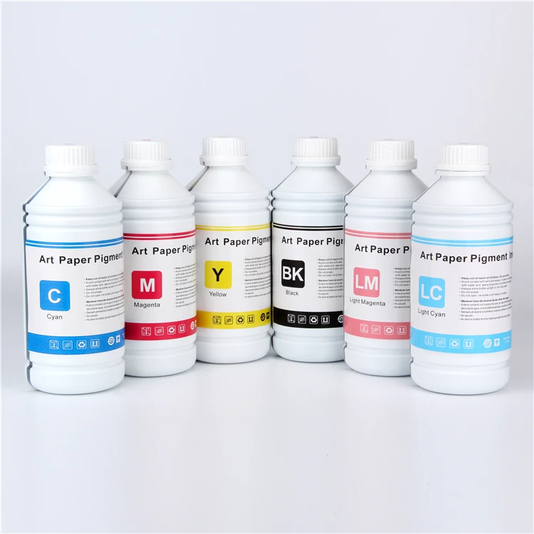 Goosam premium pigment ink art paper ink for hp designjet 500 510 800 t120 t520 t1300 z3200 design jet digital inkjet printer