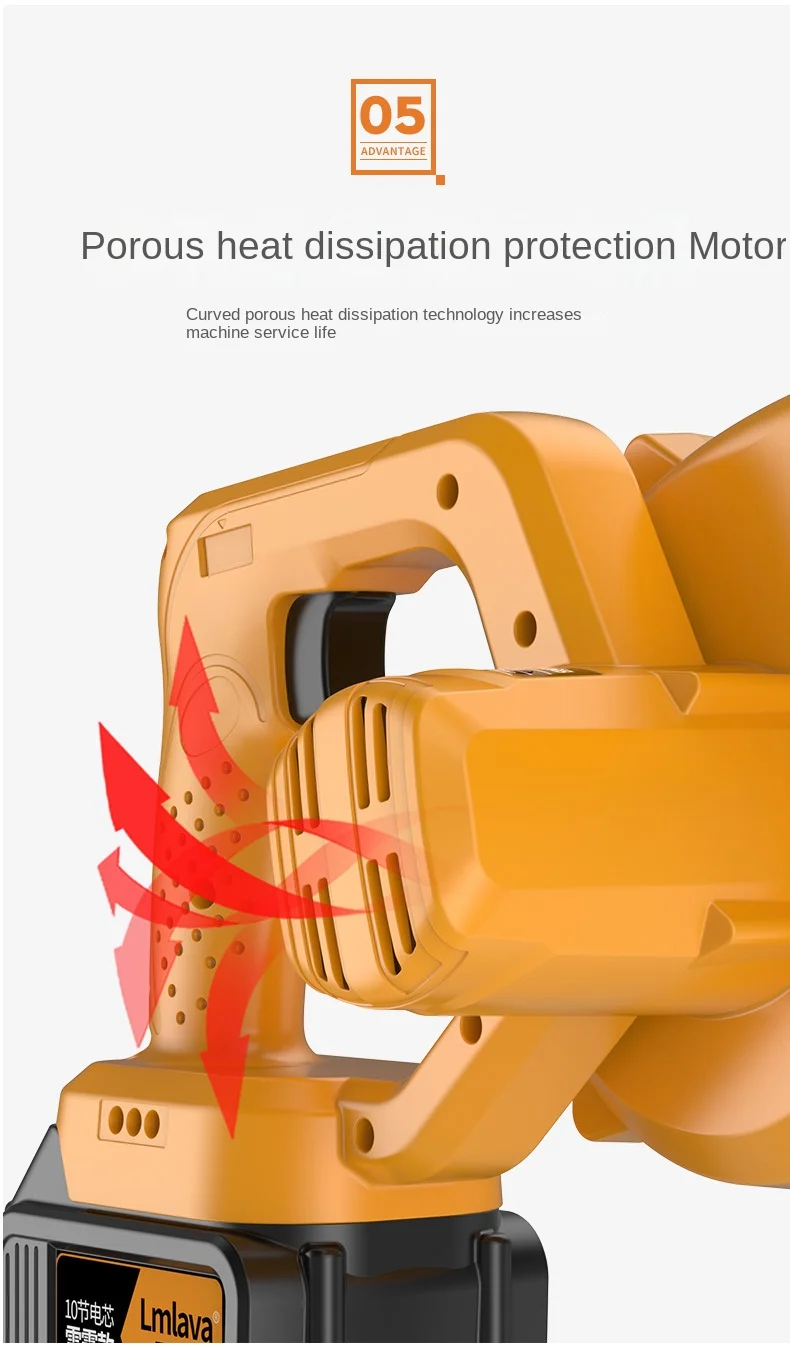 Yongkang Factory Sale 600W Portable Lithium Electric Blower