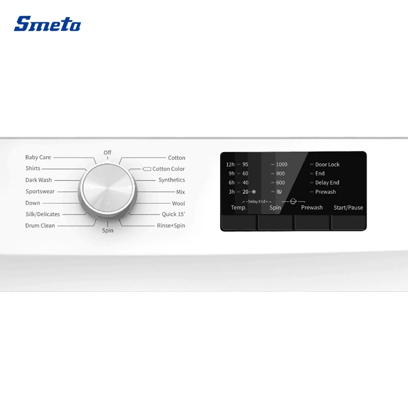 Smeta 12kg 120V Front Load Automatic All in One Washer With Dryer for Home