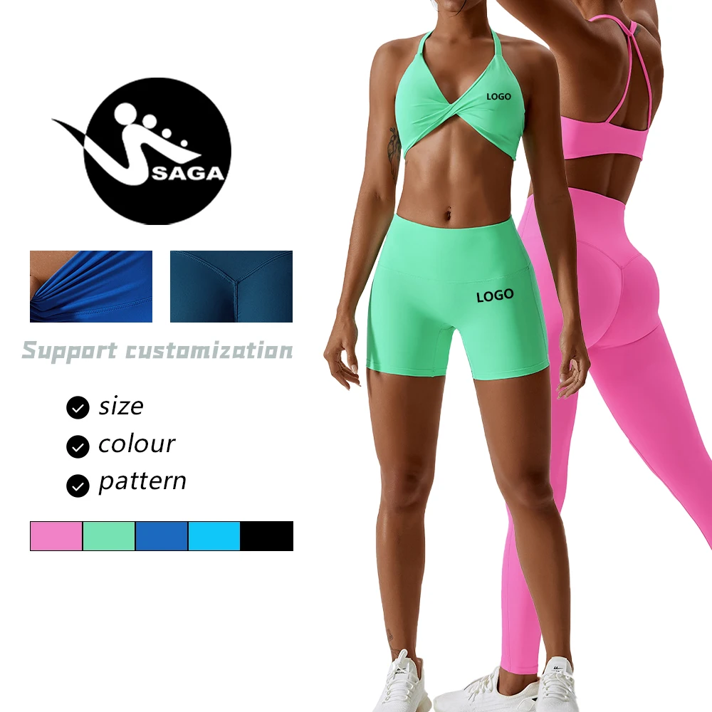 Women Sports Tights Fitness Sexy Yoga shorts With Pocket