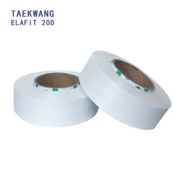 spandex bare yarn 20D lot.2757 shinning Taekwang elafit acepora AA grade for air cover yarn or elastic fabric