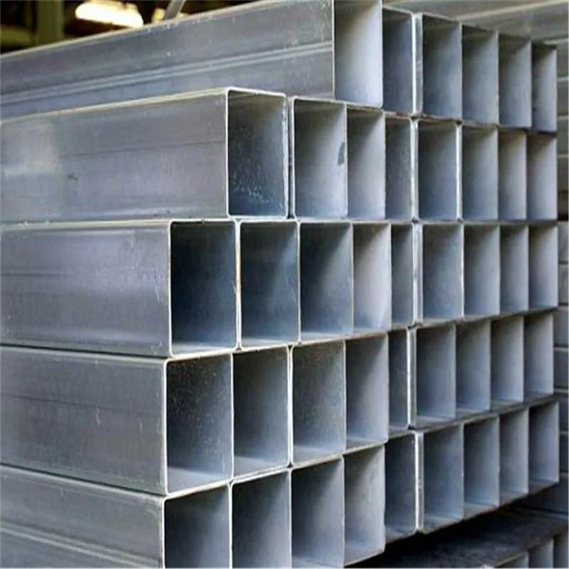 MS pipe steel 50x50mm galvanized hollow section square pipe/tube(GI tube)