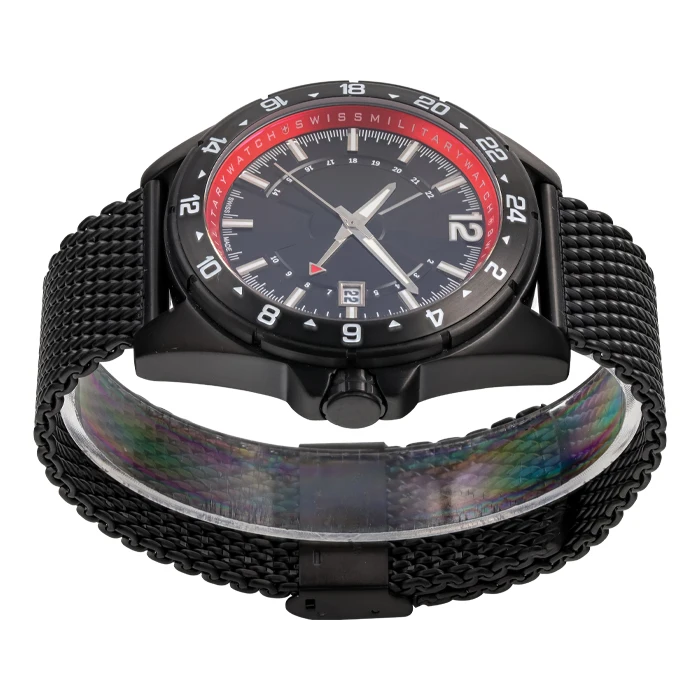 2022 new design sport army dive design OEM ODM man sapphire wrist watch High Quality stainless steel mesh band men quartz watch