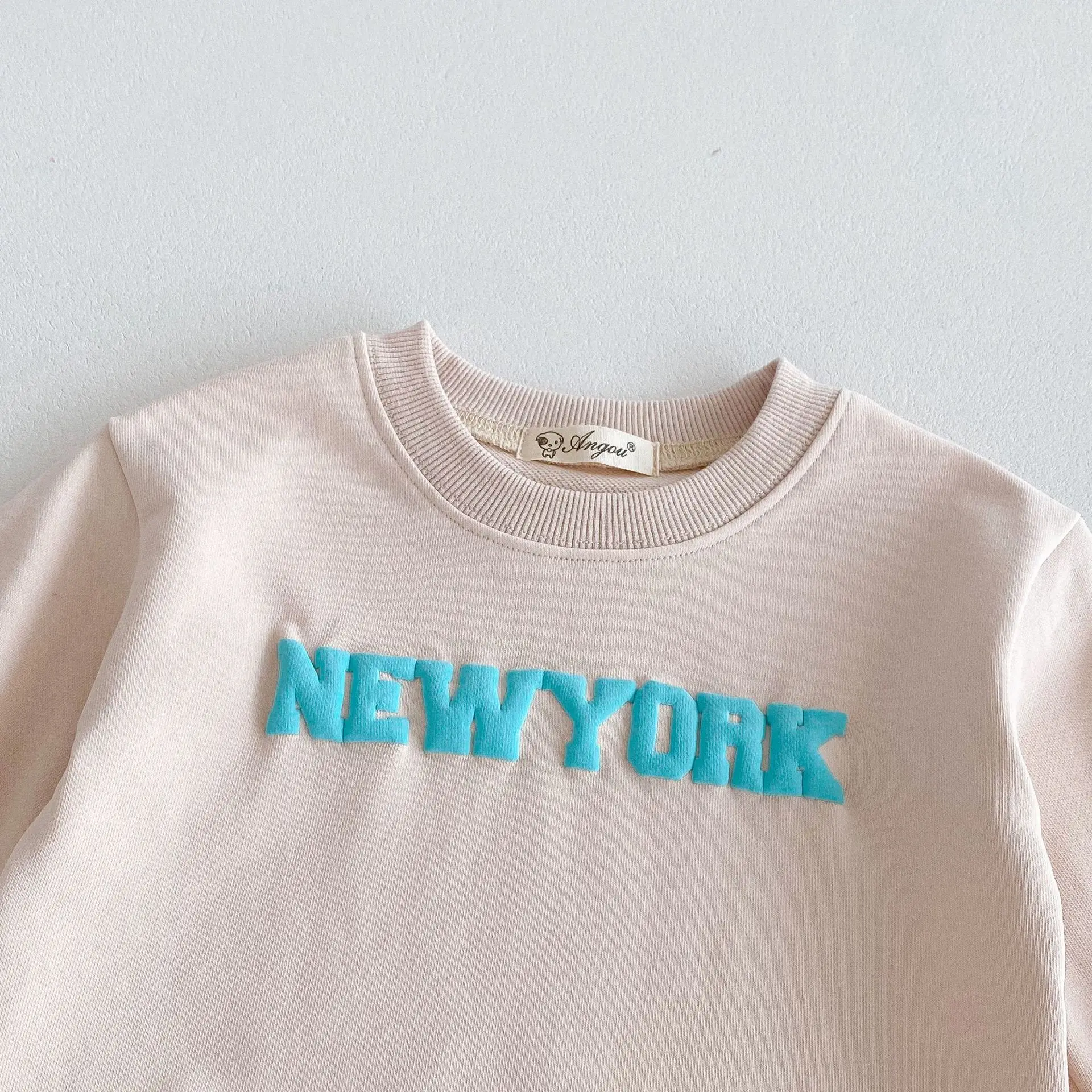 New Arrivals 2024 Autumn NEW YORK Toddler Kids 2-Piece Sweatsuit Sets