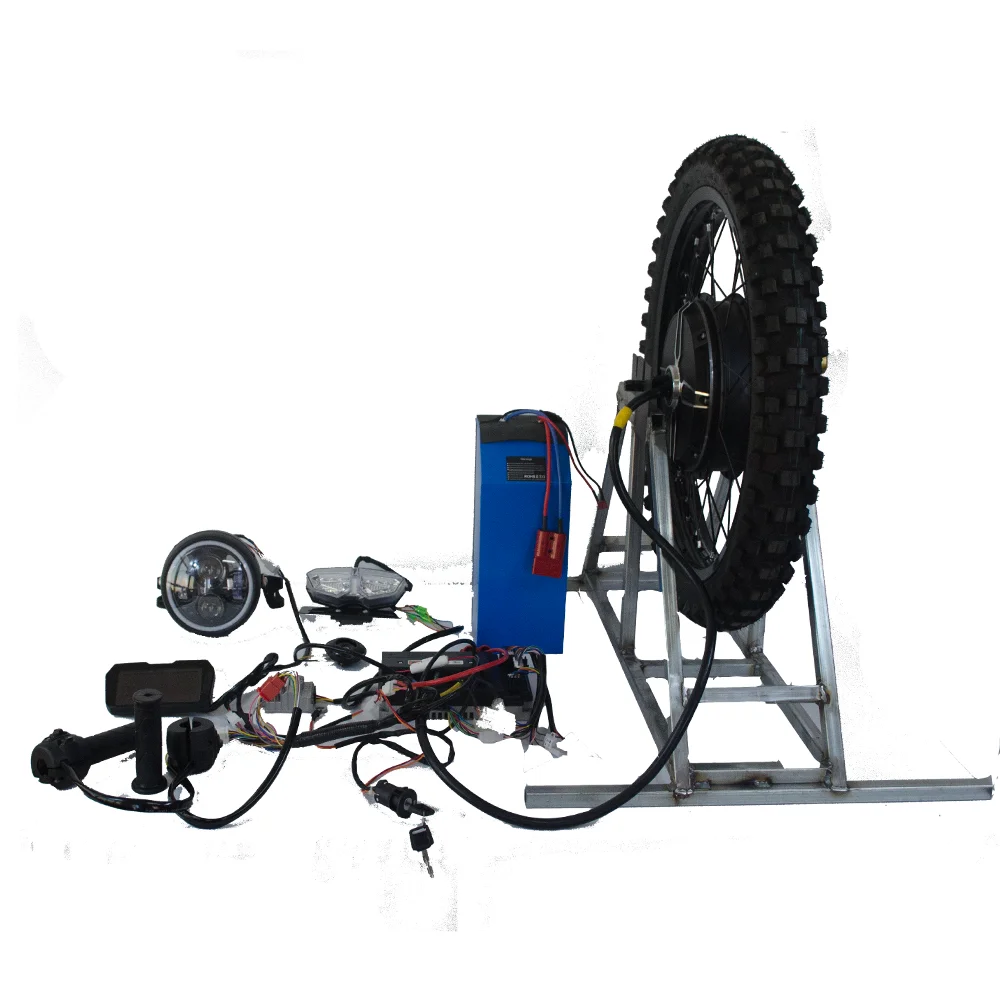 80km/h motorcycle kit 72v rear drive electric motorcycle hub motor conversion kit