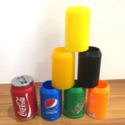 Amazon Hot Silicone Beer Can Covers Beverage Soda Cola Beer Can Sleeve Covers Hide a Beer For Outdoors, Party