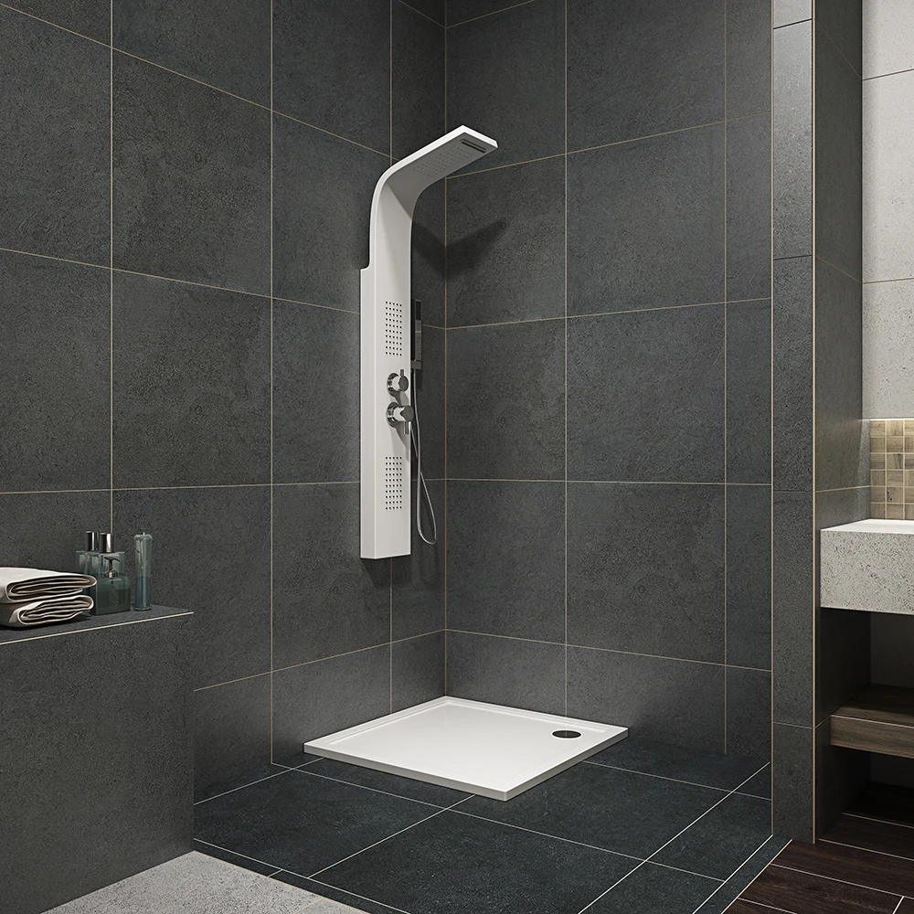 resin shower tray, shower tray stone, shower base 90x90