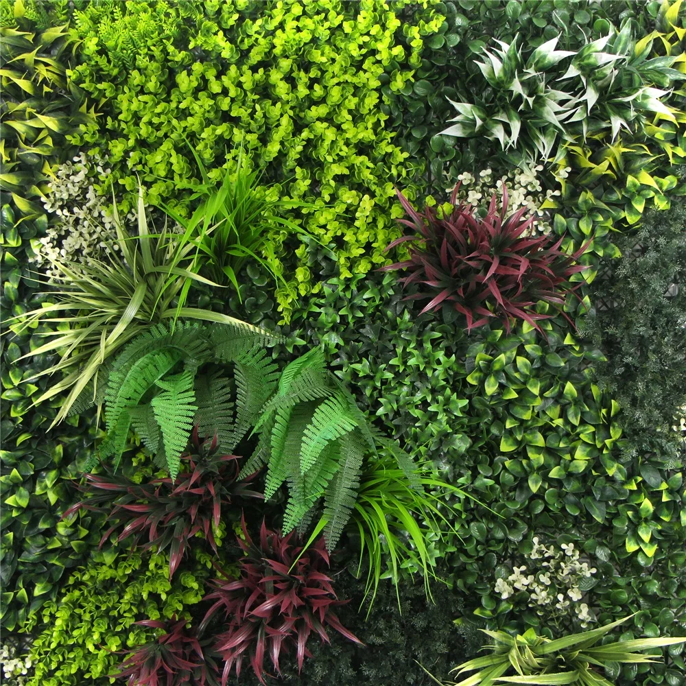 ULAND customized artificial jungle wall plants panel vertical garden green