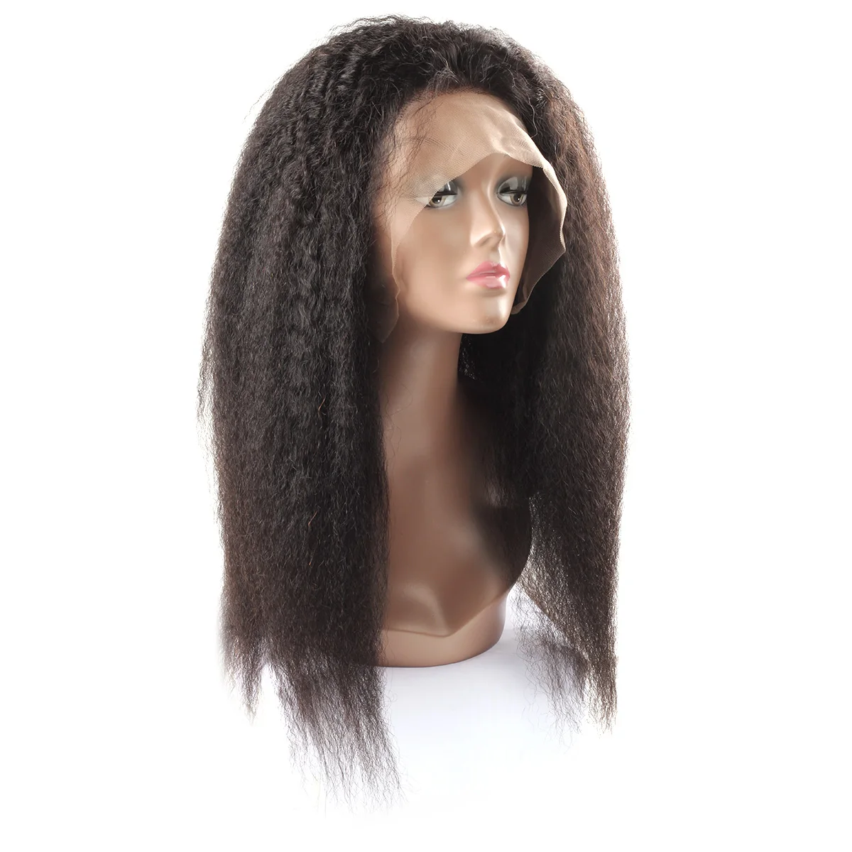 Premier stock Women Raw virgin remy Human Hair Italian yaki lace front wigs With Baby Hair Pre Plucked hair line Yaki 13*4