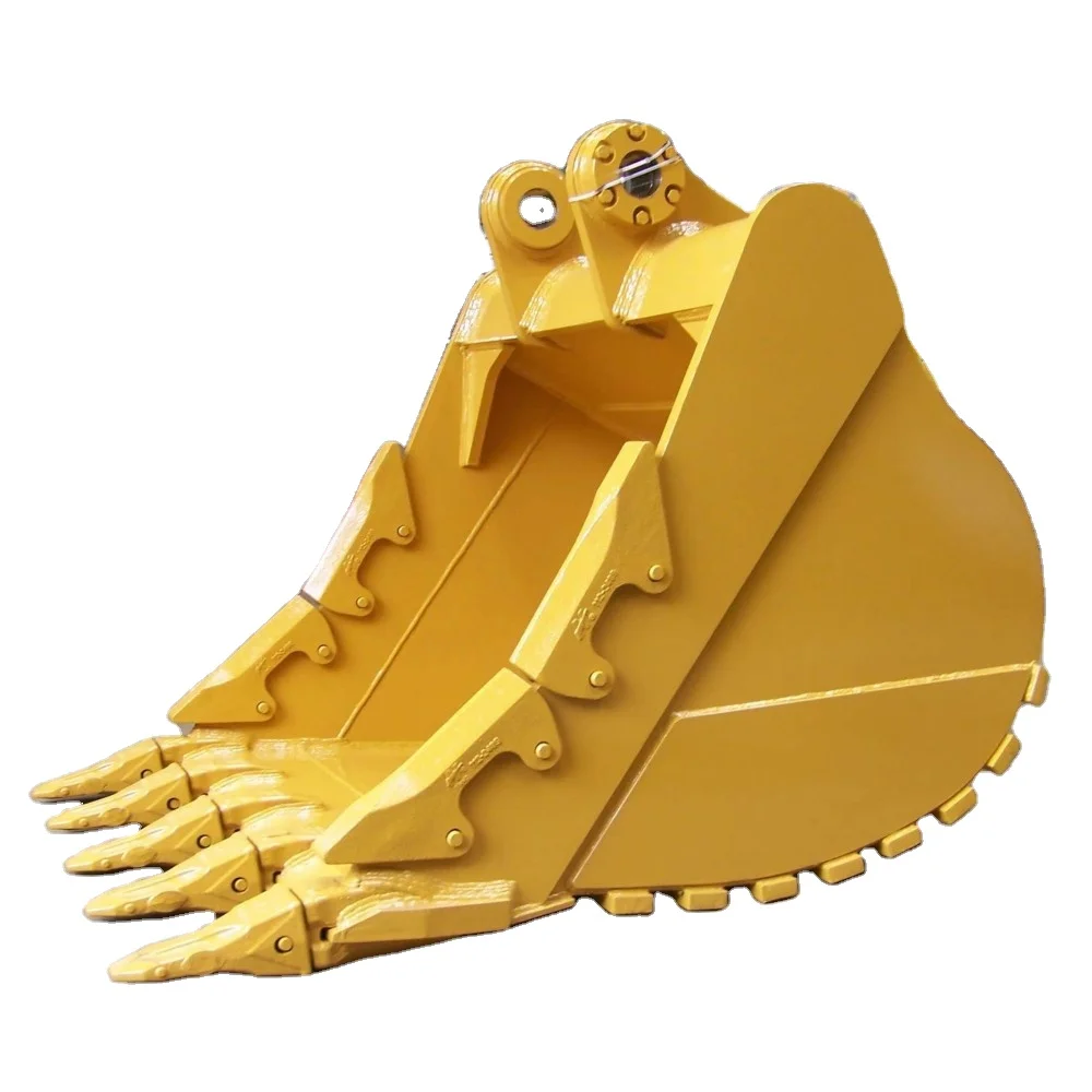 Hard rock Construction Machinery Parts Excavator Heavy Duty Rock Bucket