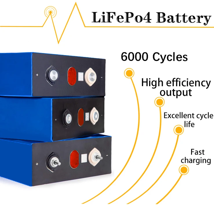 Lithium Ion Batteries 3.2V 302Ah 310Ah 320Ah 6000 Cycles Solar Energy Storage Battery Cell 320Ah Lifepo4