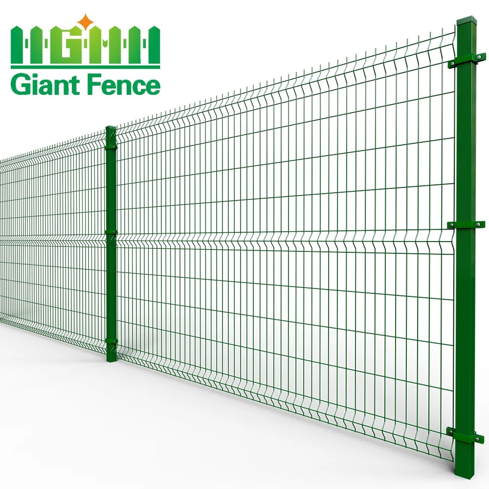 3D ограждение для фермы металлическая сталь ПВХ персиковый столб порошковое покрытие низкое обслуживание железный каркас защитное сетчатое