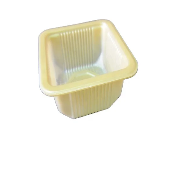 disposable  gold  PP Plastic  blister mooncake tray