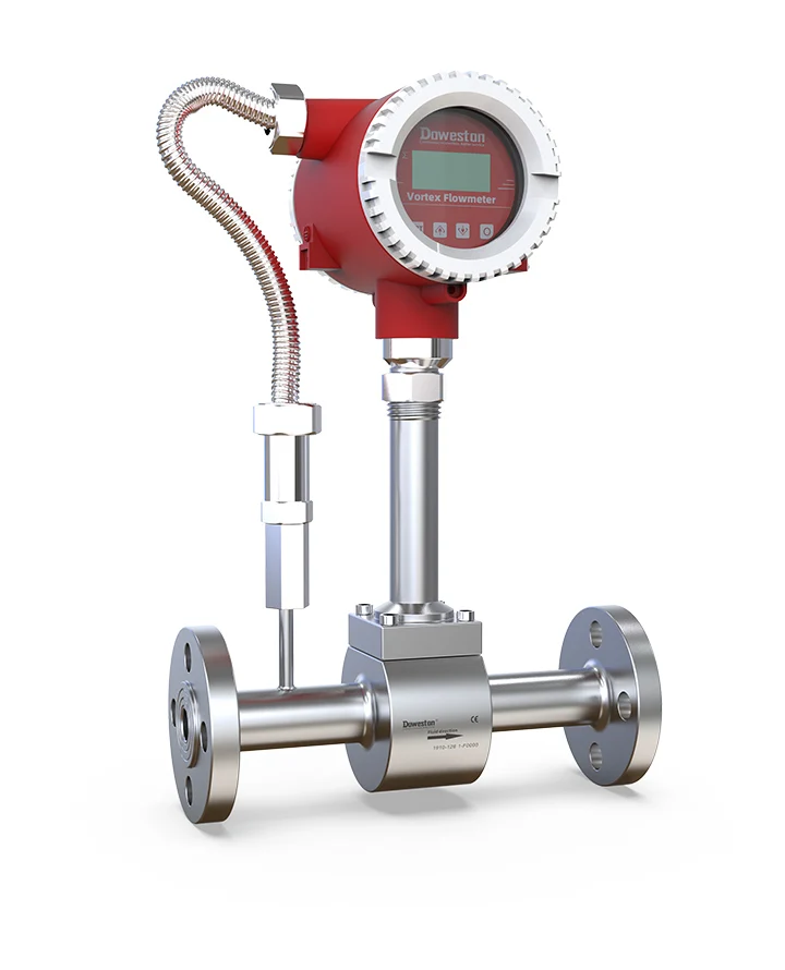 Fashion safety  data display conspicuous compressed air vortex flowmeter