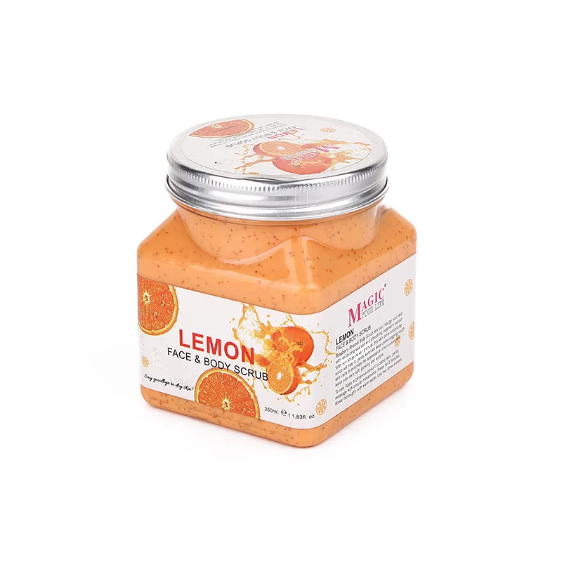 Wholesale Private Label Body Care Arabica Scrub Organic Nature bath Salt Exfoliating Gommage Pour Le Corps Fruit Body scrubs