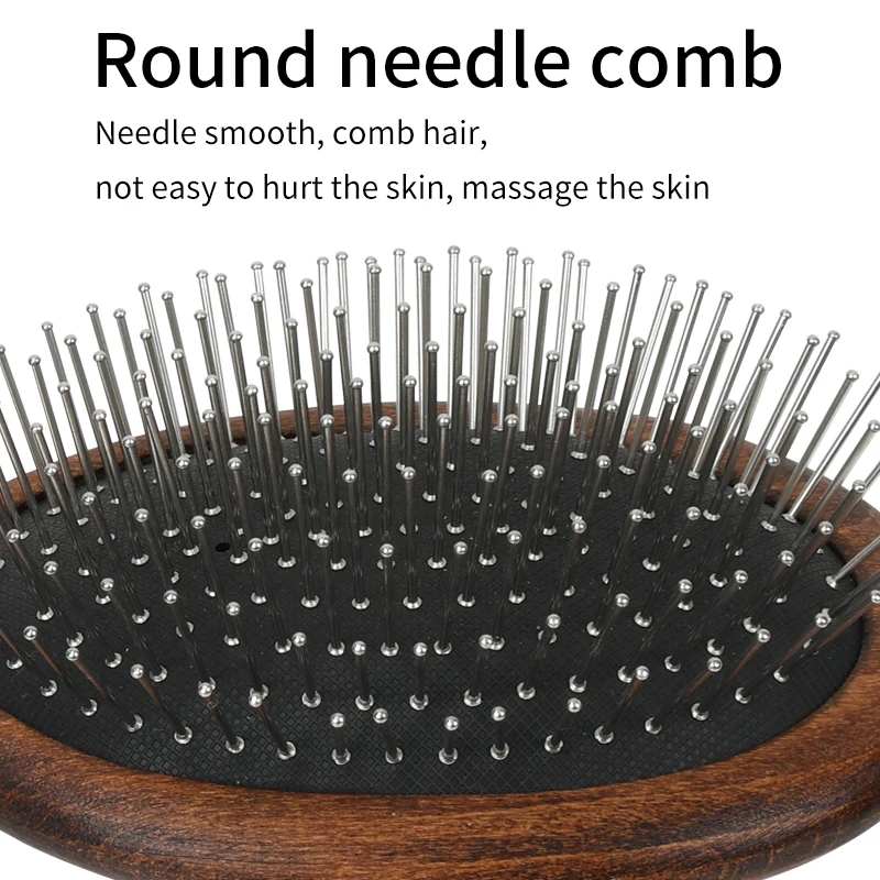 Horse Hair Cleaning Brushes Horse Deshedding Air Cushion Pin Comb Horse Grooming Brushes