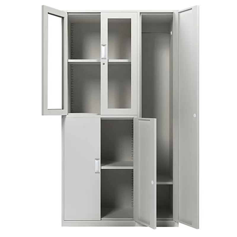 6 door metal clothes wardobe cabinet