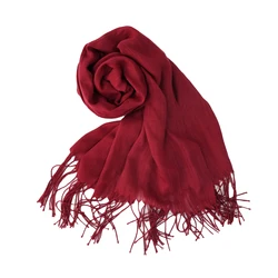 Fashion Solid Color shawl Muslim Women Cotton Crinkle Hijab Shawl Muslim Scarf