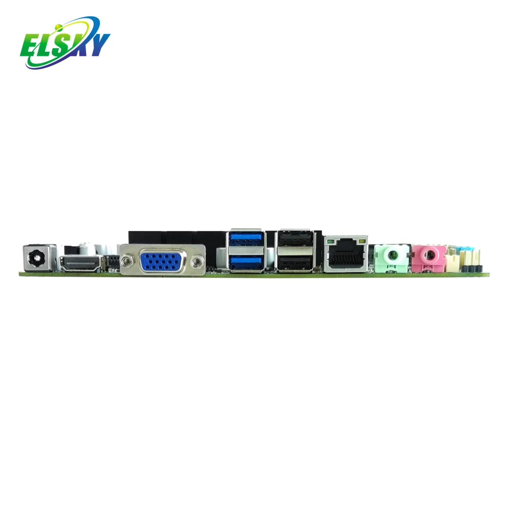 ELSKY M415F DDR4 Memory MSATA SSD wifi fanless motherboard motherboard with Intel Celeron J4125 Processor