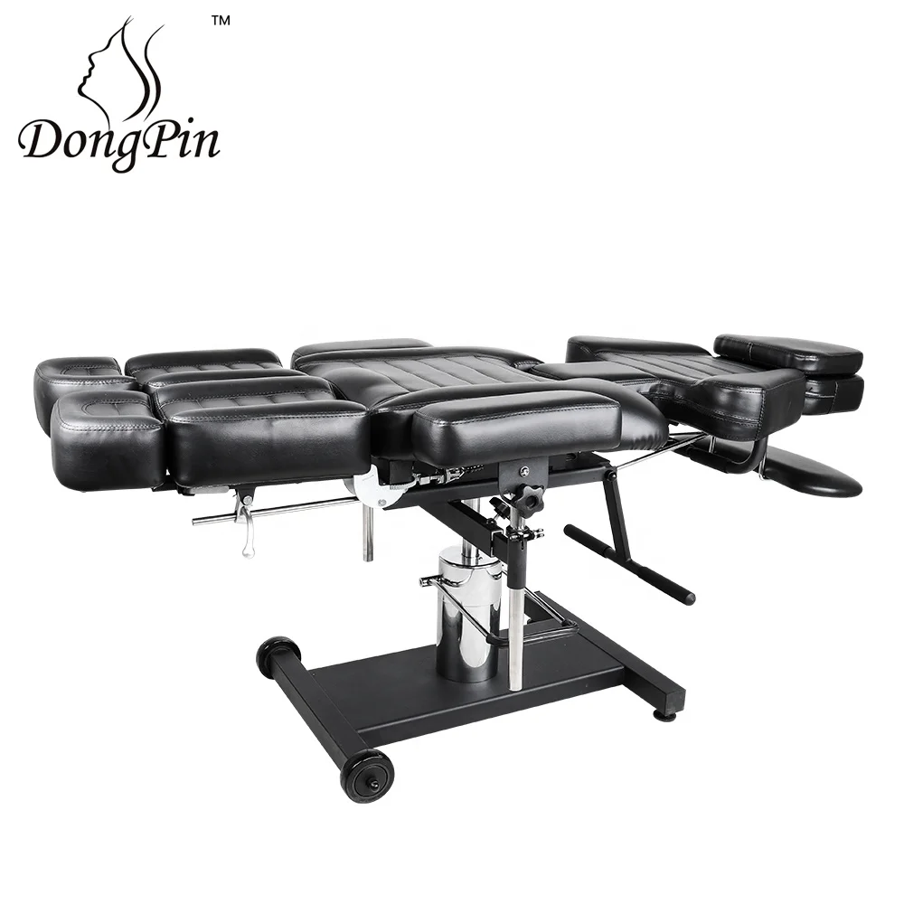 
US Warehouse Hydraulic Client Tattoo Massage Bed Chair Table Ink Bed Studio Tattoo Equipment 