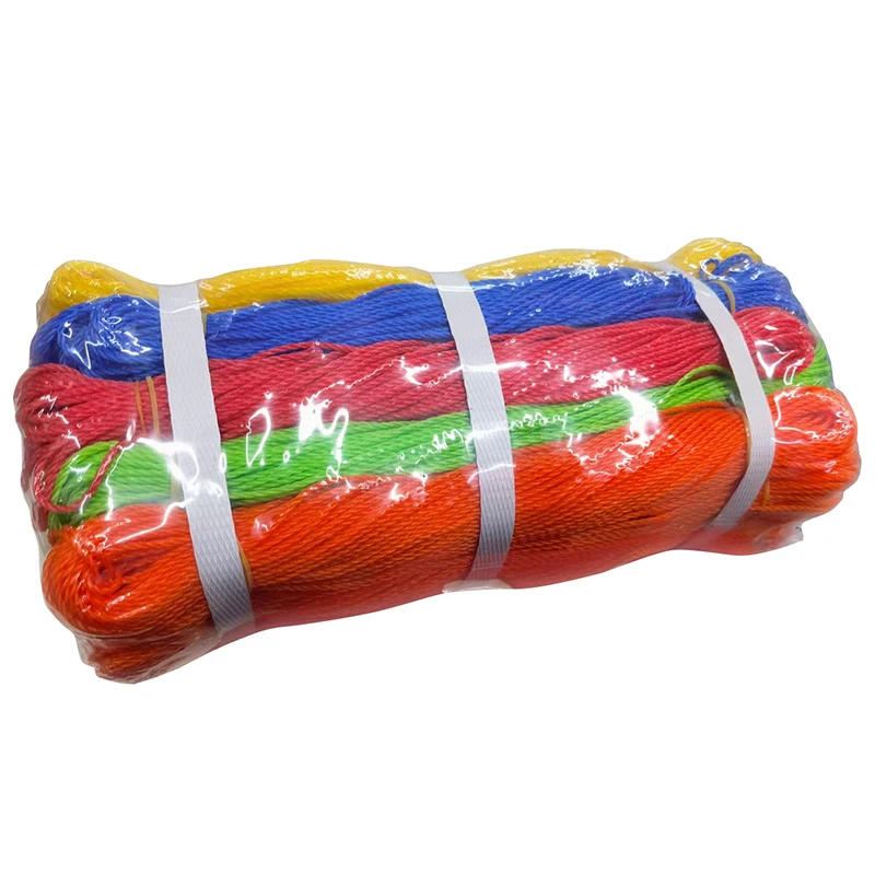 Factory Direct Sales Customized Color Polyester Plastic Twine 3 Strand Twisted PP Rope for Fishing and Marine Use