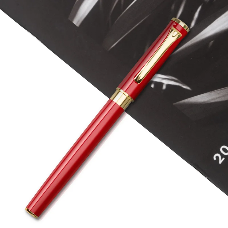 Luxury Business Gift Luxury Heavy Gold And Black  Metal Roller Pen  With Company Brand