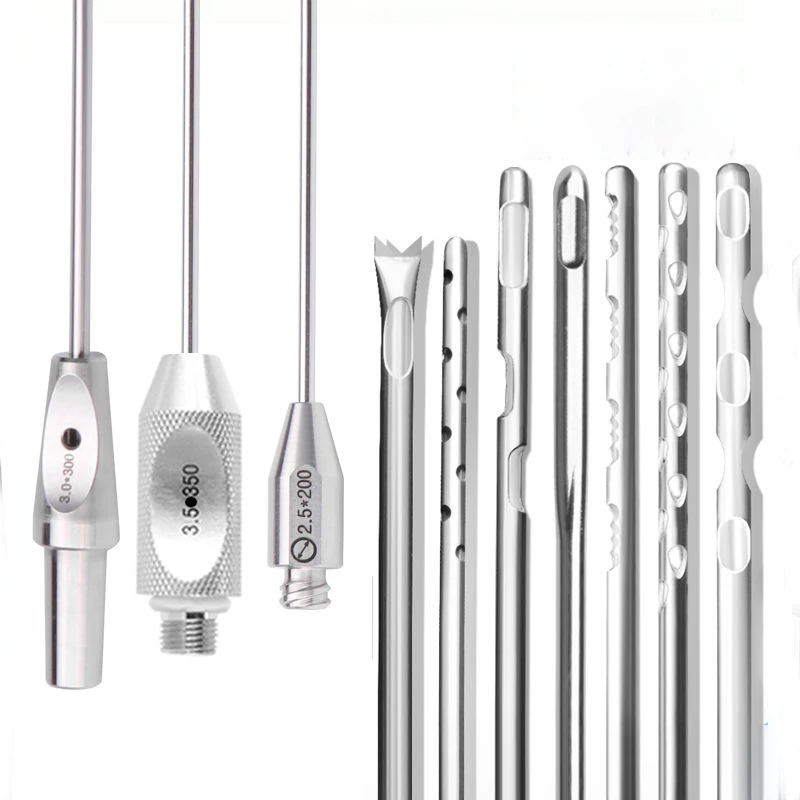 0.8-2.5*50-250MM Single Hole Liposuction Stainless Steel Fat Cells Injection Micro Blunt Tip Cannula Needle for Liposuction