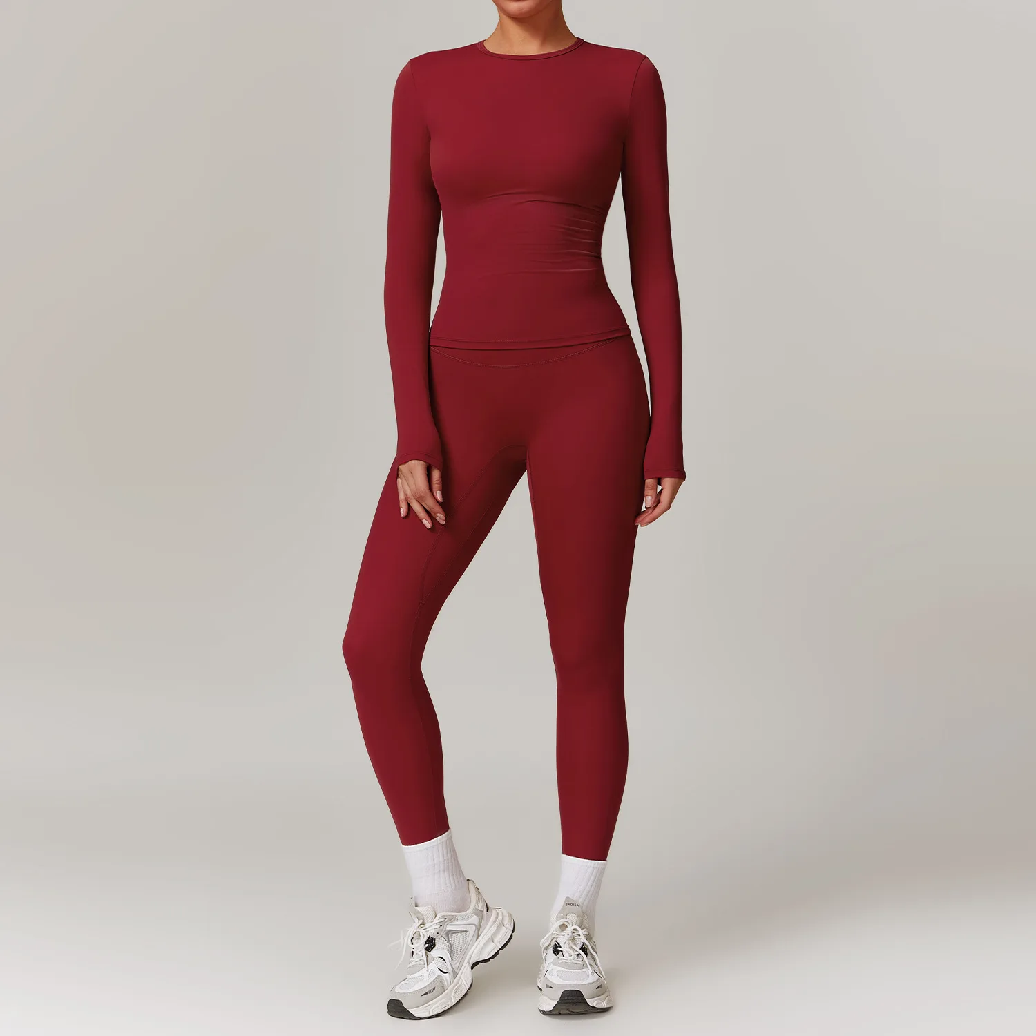 2024 New tight yoga quick drying fitness suit for two piece women clothing set
