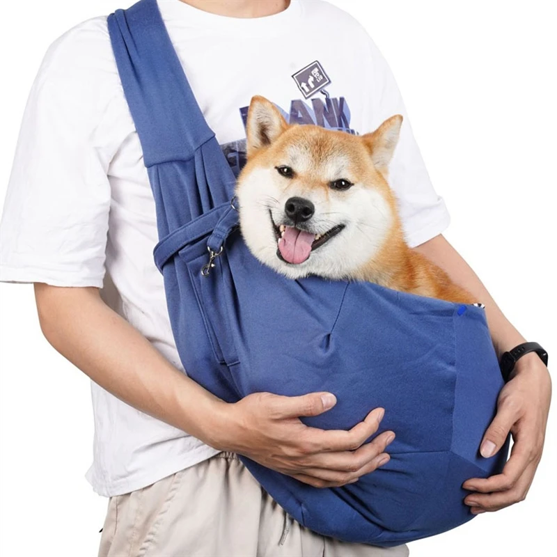 Hot Sell Hands-Free Reversible Soft Comfortable Puppy Pet Sling Carrier Travel Bag for Small Dogs and s Below 11kg