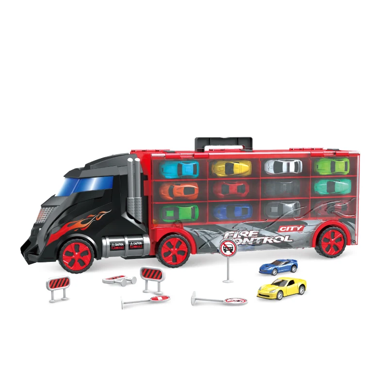 SINOVAN hot new S8610 Transform Track Trailer toy truck with sound
