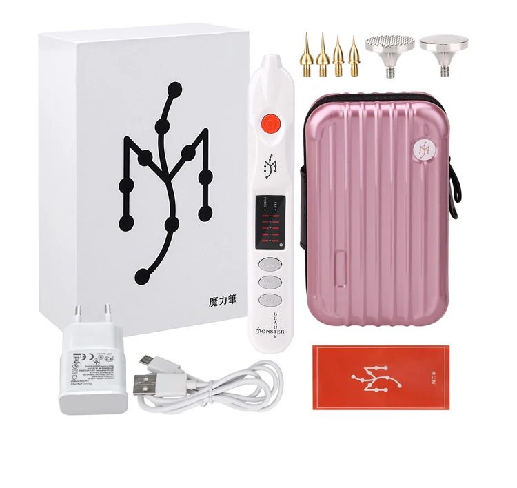 3 in 1 Handheld Massage Acupuncture Magic Pen With Needles For Spot Removal Tattoo Removal