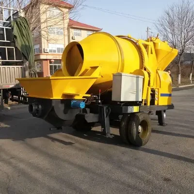 Concrete Mixer With Pump Machine Truck Mini Cement Mixer With Pump Machine Concrete Mixer High Pressure