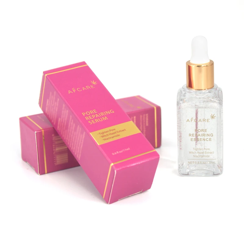 2 in 1 Facial Serum Paraben-free Moisturizing & Nourishing and Witch Hazel & Hyaluronic acid Shirinking Pores Face Serum Pink