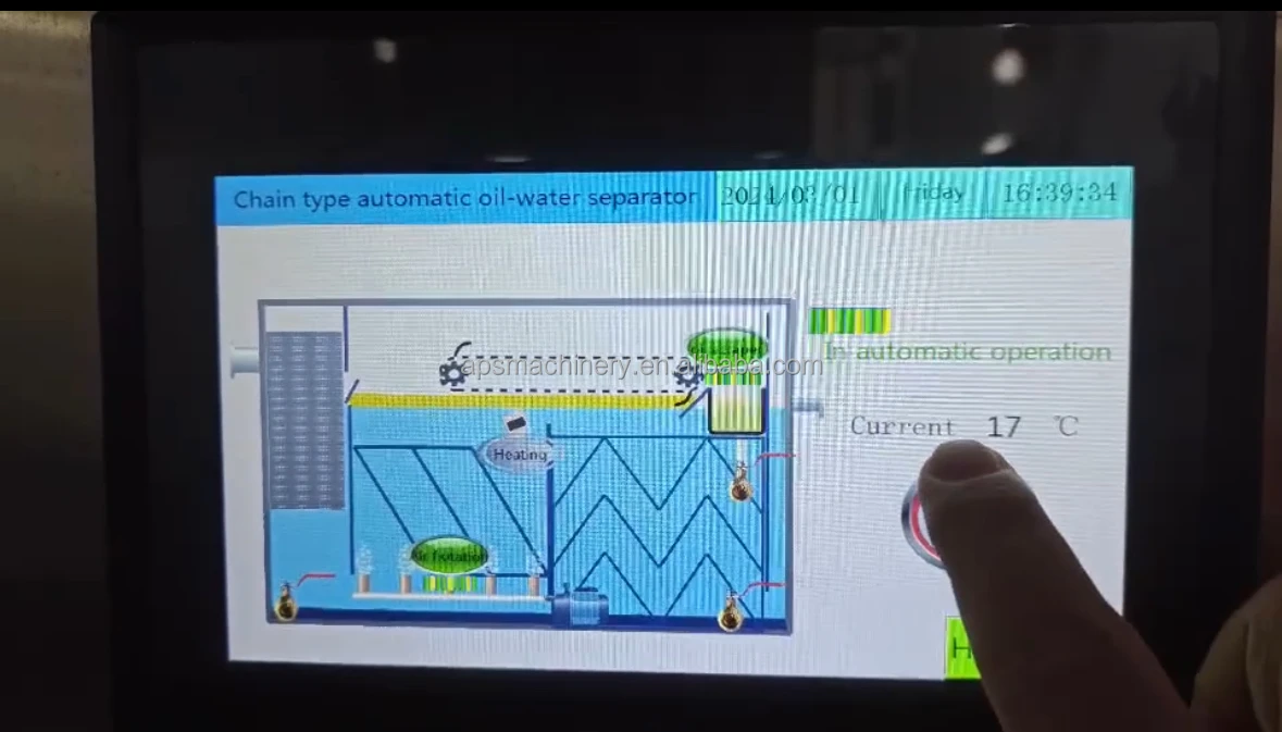 Electric grease trap automatic skimmer Restaurant grease trap for sink Oil water separator filter Grease interceptor oil trap